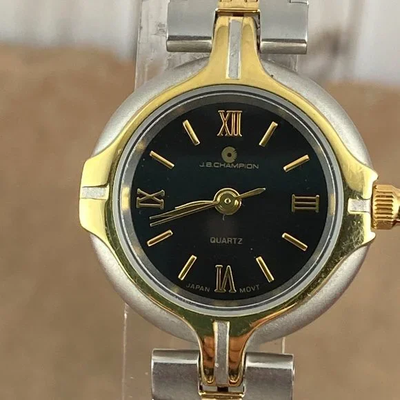 Vintage J.B. Champion 2 Tone gold and Silver Watch with Roman Numerals $_57.PNG?set_id=880000500F main image 4